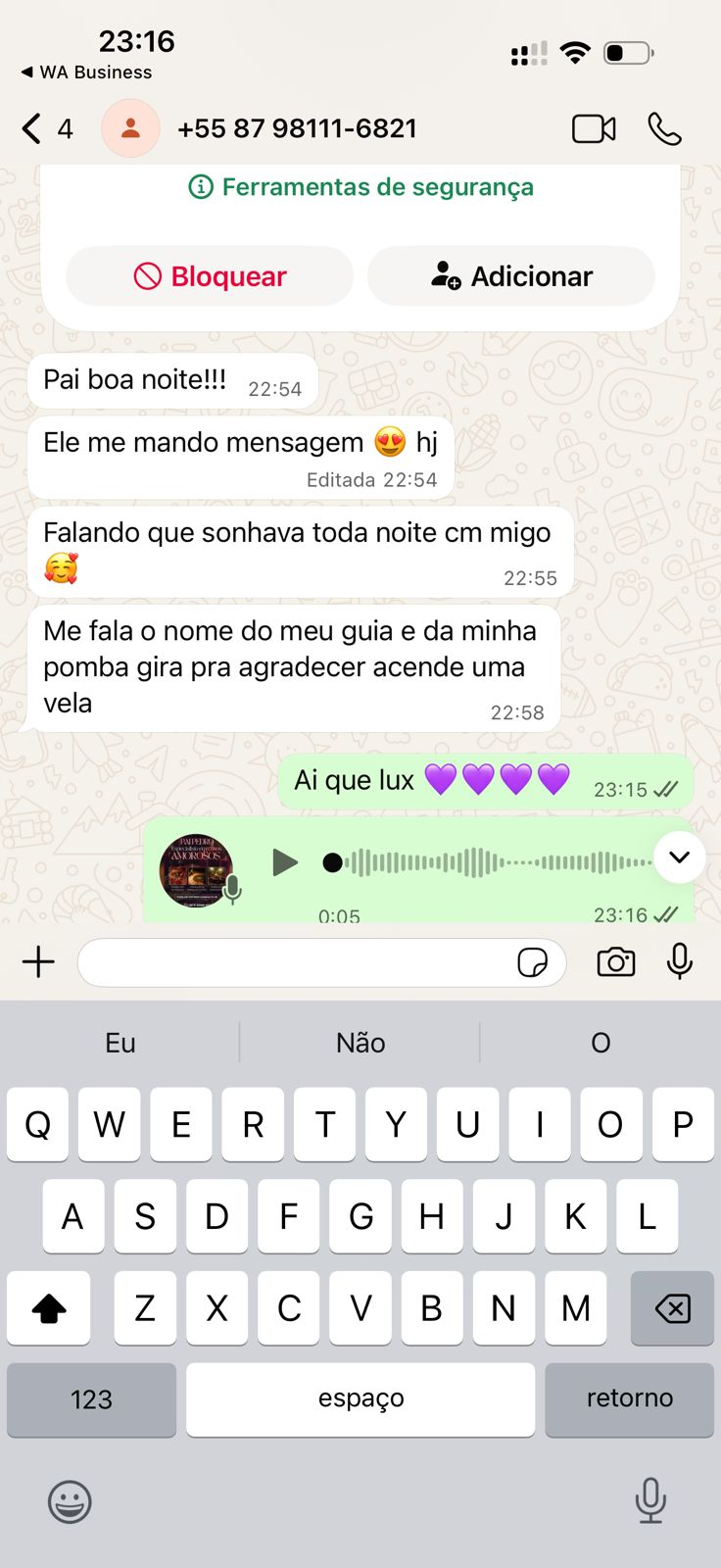 Depoimento de Cliente — Sonhando comigo