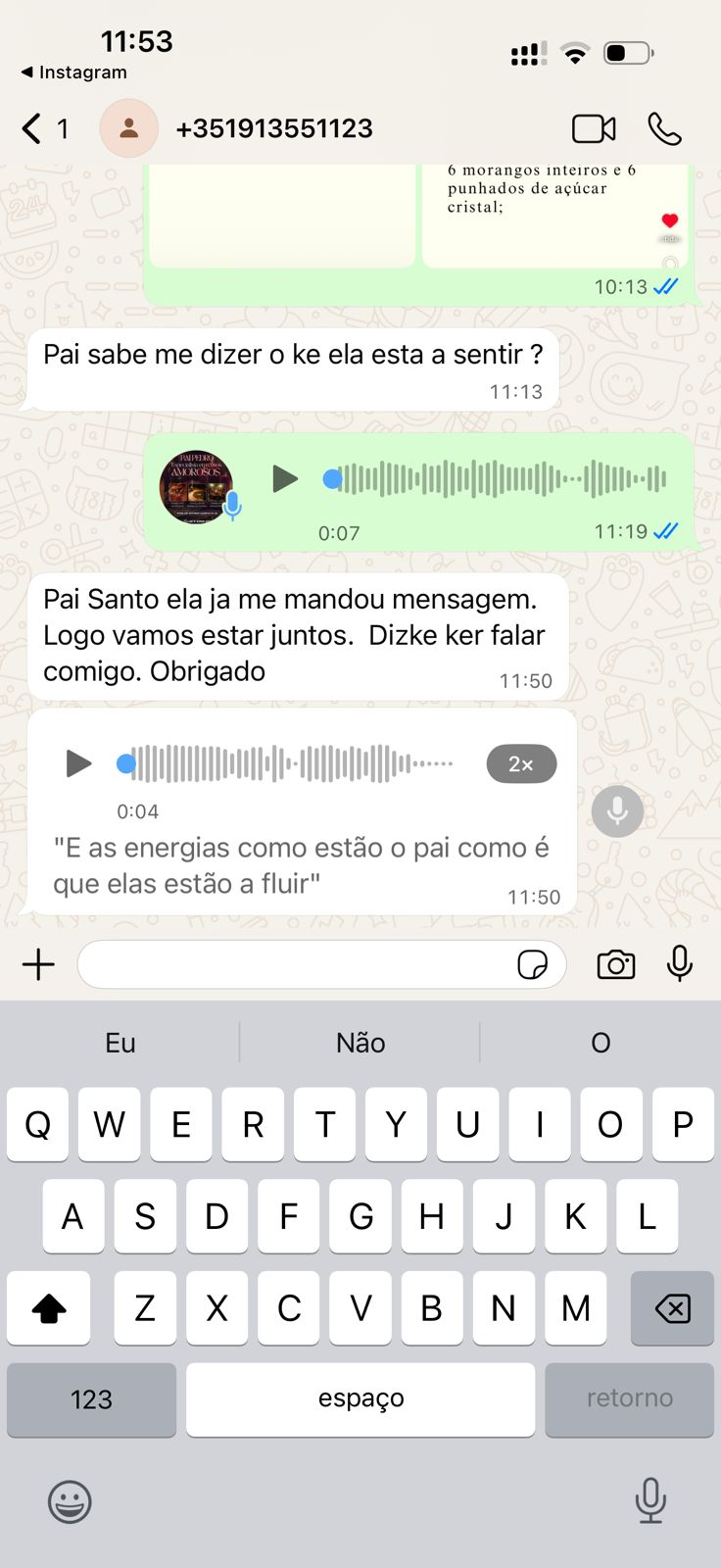 Depoimento de Cliente — As energias fluindo